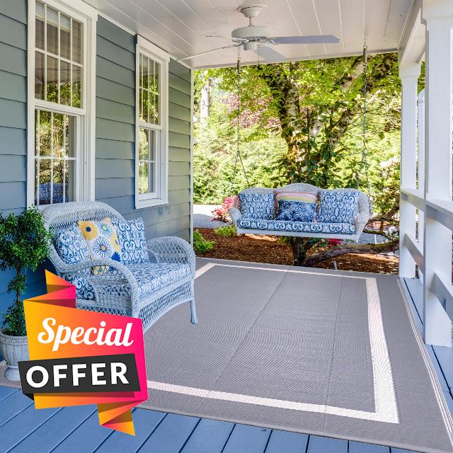 Rurality Outdoor Rugs 5x8 for Patios