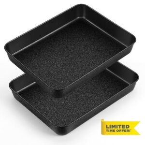 TeamFar 12.4'' x 9.75'' x 2'' Coated Lasagna Pan Set of 2