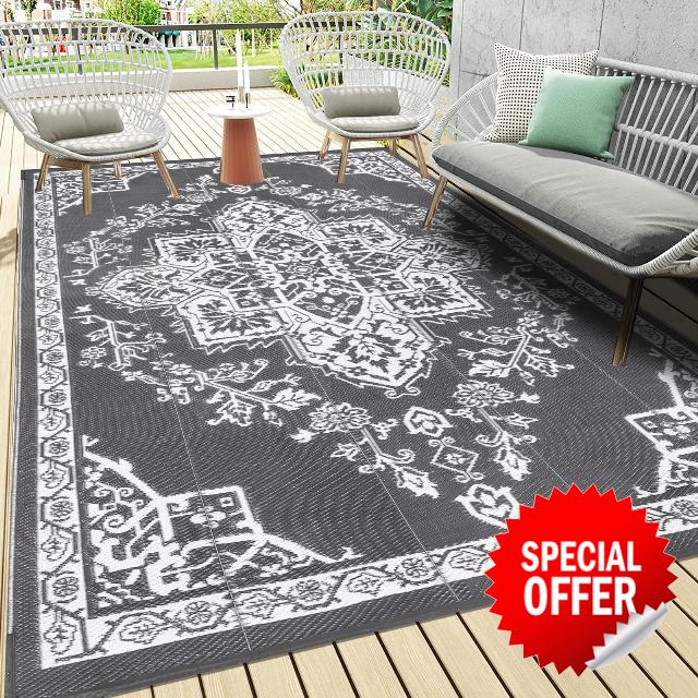 Pauwer Outdoor Rug 6x9