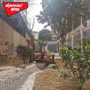 Gruytoie Garden Bridges for Outdoors 4ft Wide Clearance