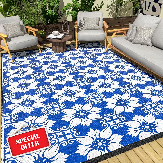 Outdoor Rugs 5x8 for Patios Clearance