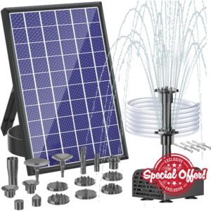 POPOSOAP Solar Fountain Pump