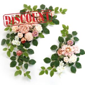 WEIERYUE(Pack of 2 Artificial Flowers Decorations