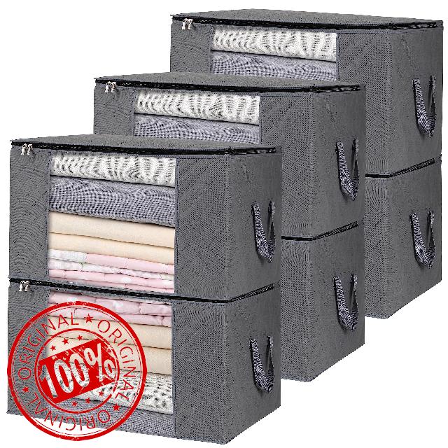 Storage Clothes Bins Closet Bags: Large Containers Organizer Bag Boxes Clothing Bin Box Container Organization for Organizing Blanket Cloth Comforter Pillow Sheet Sweater and Storage Totes Organizers