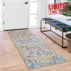 lansny Boho Rug Runner 2x6