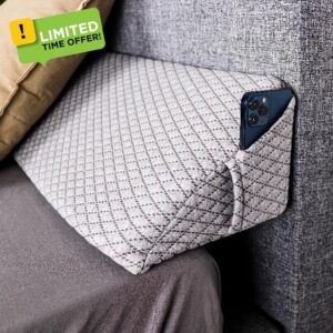 EPHEDORA XL Bed Wedge Mattress Filler Pillow | Cal King Size | Headboard & Gap Filler | Bolster Triangle Pillow | Fill Between Your Headboard and Mattress | Don't Lose Your Pillow