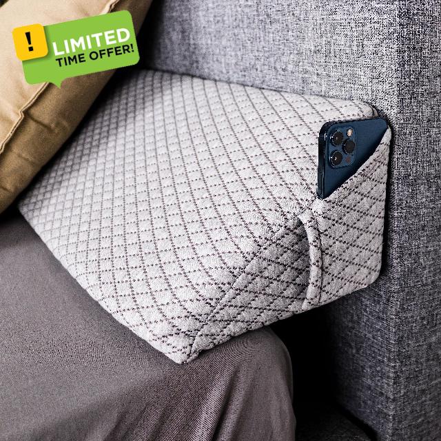 EPHEDORA XL Bed Wedge Mattress Filler Pillow | Cal King Size | Headboard & Gap Filler | Bolster Triangle Pillow | Fill Between Your Headboard and Mattress | Don't Lose Your Pillow