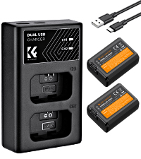 NP-FW50 Battery Charger Set