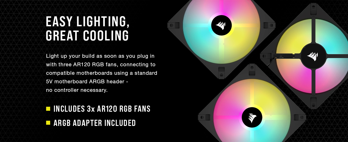 RGB pc case, ARGB atx case, gaming pc case, ARGB fans