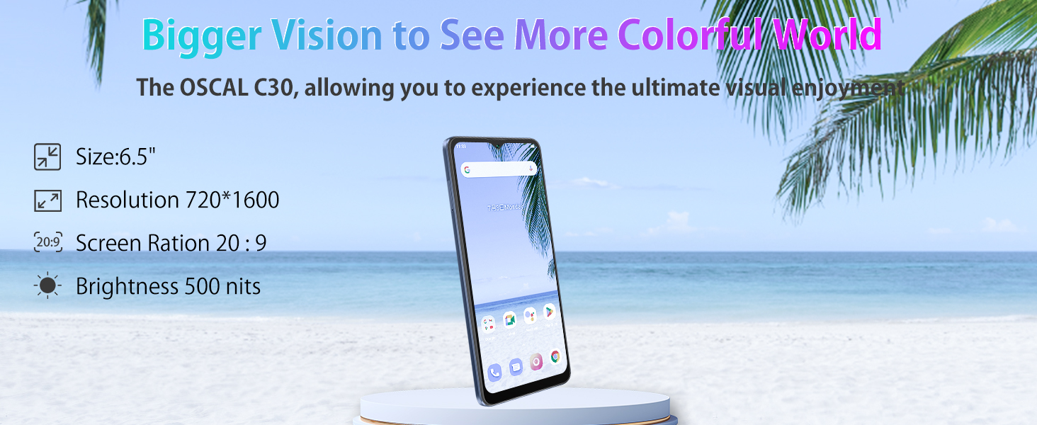 OSCAL C30 - Android Phone Sim Free Unlocked
