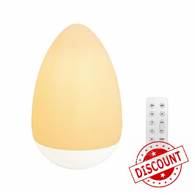 SOARCHICK Wobble Egg Mood Table Lamp for Kids Adults Adjustable 6 Color Changing&34 Modes Rechargeable Night Light with Remote Control for Home Bedroom Living Room Party Birthday Decorative Lighting