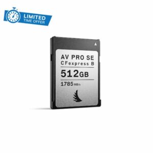 Angelbird - AV PRO CFexpress B SE - 512 GB - CFexpress Type B Memory Card - All-Rounder Capacity &ndash; for Light Video and Photo Content Production &ndash; up to 8K RAW