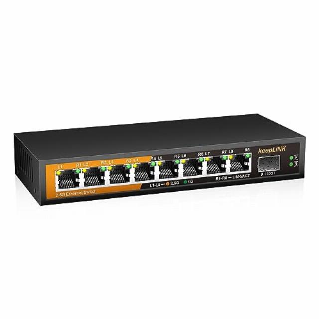 keepLiNK 8 Port 2.5G Switch Unmanaged