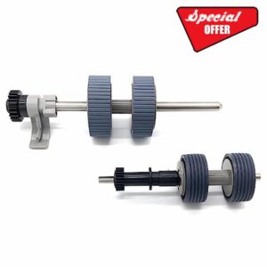 PA03540-0001 PA03540-0002 Scanner Part Brake Roller +Pick Roller Compatible with Fujitsu Fi-6130 Fi-6130Z Fi-6140 Fi-6140Z Fi-6230 Fi-6230Z Fi-6240 Fi-6240Z Scanner