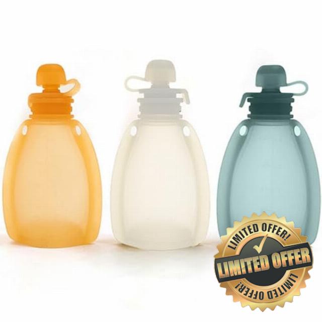 Reusable Silicone Food Pouch for Baby and Toddlers