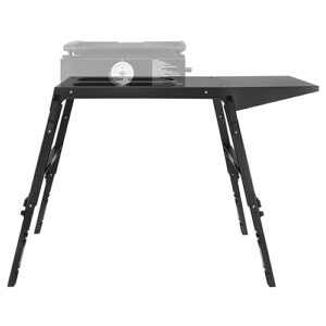Universal Outdoor Camping Cooking Station with Side Shelf