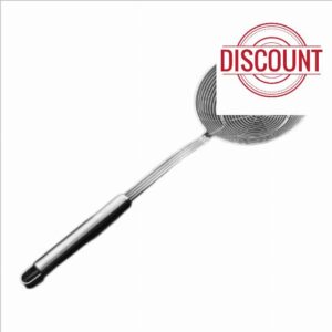 Solid Stainless Steel Spider Strainer - Skimmer Ladle For Cooking And Frying