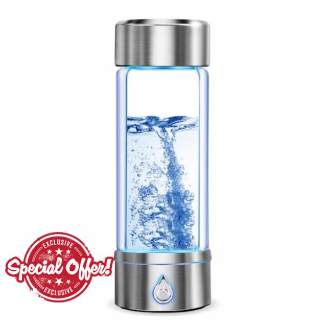 BAVAP Hydrogen Water Bottle is a 3-Purpose Hydrogen Water Generator That uses Advanced SPE and PEM Technology for Hydrogen-Oxygen Separation