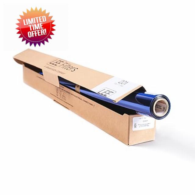LEE Filters Compact 201 Full C.T.Blue Lighting Gel - 2ft Wide Roll