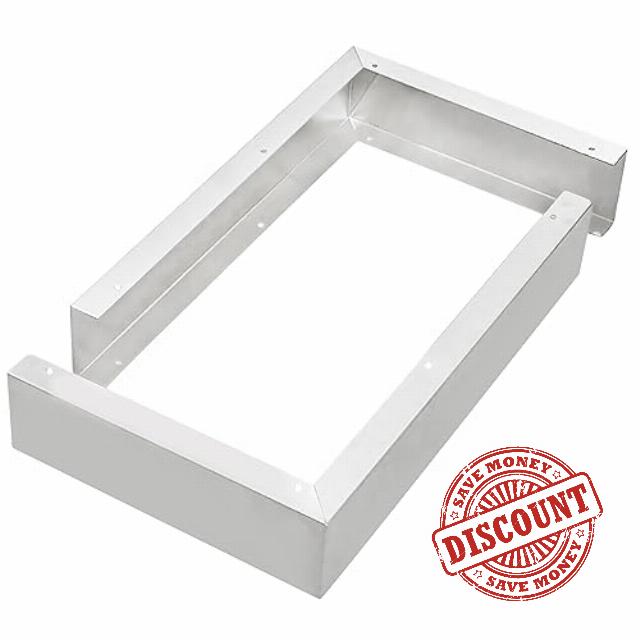 Microwave Filler Kit 2.95” Wide Stainless Steel Microwave Trim Kit Replaces W10164745 Whirlpool Microwave Trim Kit - Fits All Microwave Brands - Fills Over the Range Oven Cabinet Gap - 17.25” H x