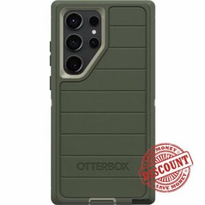 OtterBox Galaxy S23 Ultra (Only) - Defender Series Case - Lichen The Trek (Green)