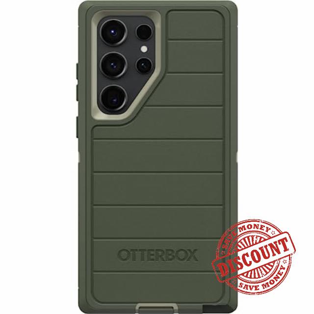 OtterBox Galaxy S23 Ultra (Only) - Defender Series Case - Lichen The Trek (Green)
