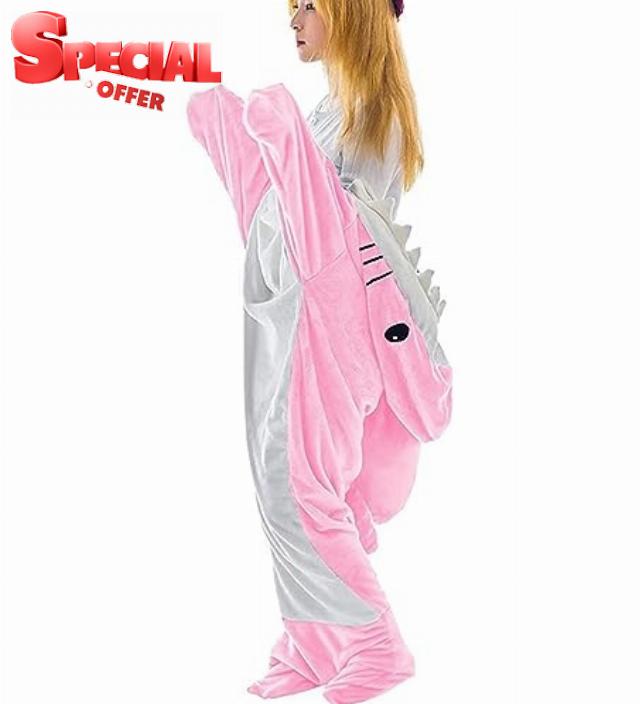 Shark Blanket Adult - Shark Wearable Blanket Hoodie