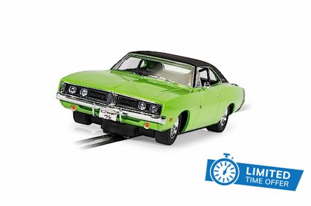 Scalextric C4326 Dodge Charger RT - Sublime Green Cars - USA / Classic