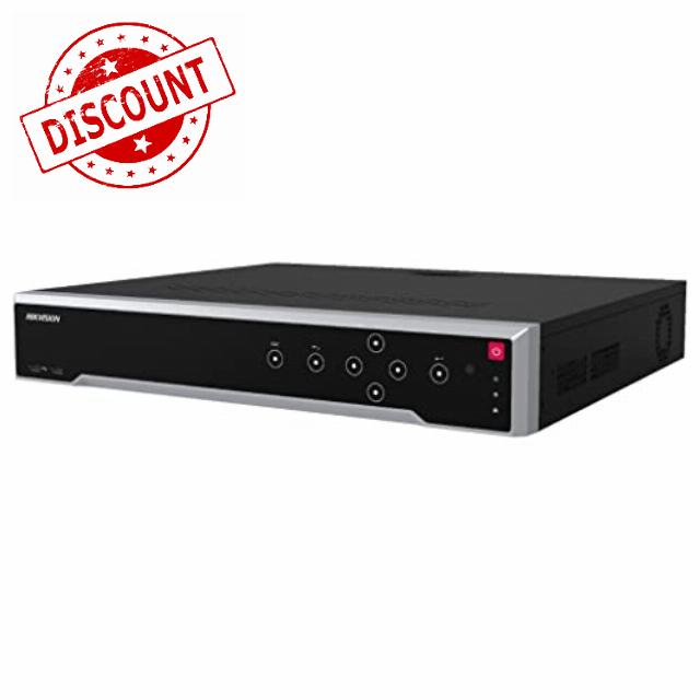 Hikvision DS-7732NI-M4/16P-8TB 8K 32 Channel NVR 16ch-PoE 32MP H.265+ 4X SATA (8TB HDD Included) (Renewed)