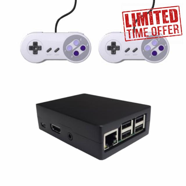 Sonicon Preloaded Retro Game Console Raspberry Pi Based w/Batocera Retropie Retroarch NES/SNES/SFC/Game Boy/Atari/Genesis/Mega Drive/Arcade/Mame/Emulation Station Emulator 12000+ Games