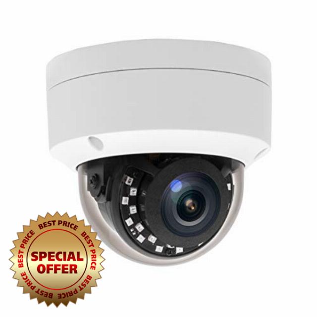 Vonihome 5MP PoE Dome Security Camera Indoor Outdoor Vandal Proof Dome Camera with 2.8mm Lens Wide Viewing Angle