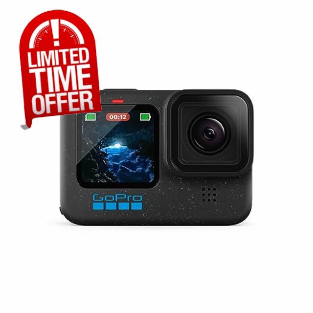 GoPro HERO12 Black - Waterproof Action Camera with 5.3K60 Ultra HD Video