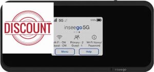 Inseego MiFi M2000 5G and 4G LTE Hotspot T-Mobile Unlocked | All Day Battery Life | WiFi 6 Technology
