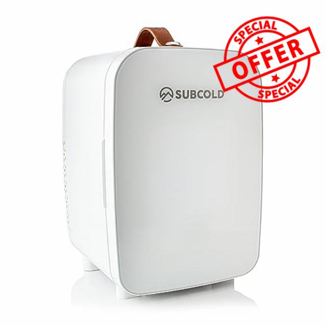 Subcold Pro10 Luxury Mini Fridge Cooler | Compact 10L Portable Small Fridge 12v & 240v | Efficient Quiet Cooling System | Ideal for Bedroom
