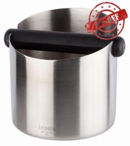 Motta Stainless Steel Knock Box With Removable Bar For Coffee and Espresso