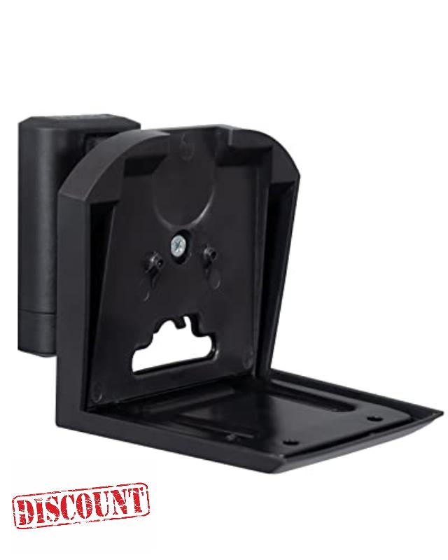 Sanus Speaker Wall Mount for Sonos Era 300™ - Swivel & Tilt Speaker Mount with Easy 15-Minute Install – Pair (Black) Sonos Speaker Mount