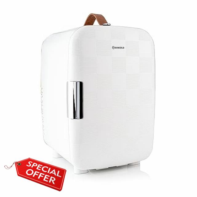 Subcold Pro15 Luxury Mini Fridge Cooler | Compact 15L Portable Small Fridge 12v & 240v | Efficient Quiet Cooling System | Ideal for Bedroom