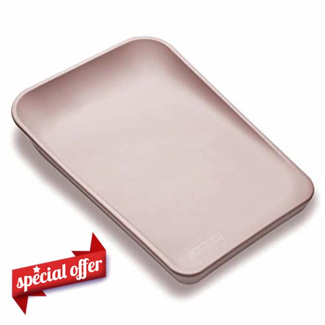 Leander Matty Changing Mat in Wood Pink