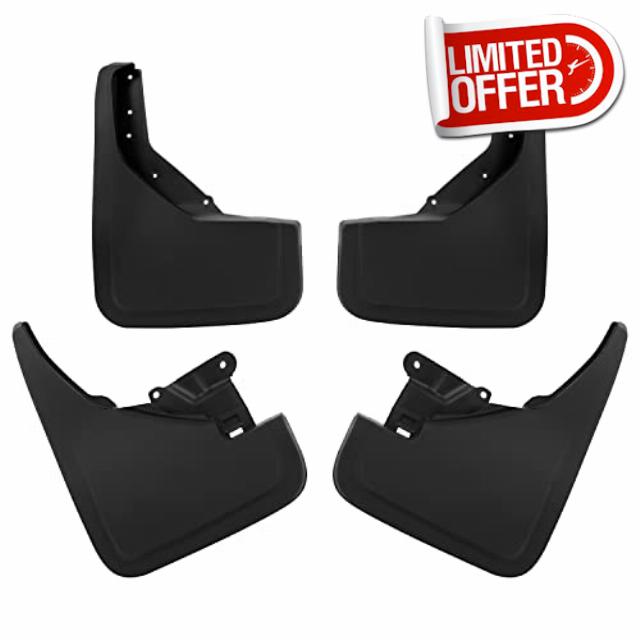 HECASA Front & Rear Splash Shield Compatible with 2021-2023 Ford Bronco 2022 Ford Transit Connect Replacement for M2DZ-16A550-AA M2DZ-16A550-BB
