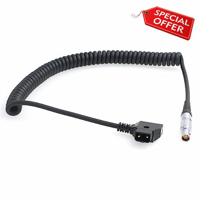HangTon D-tap Coiled Power Cable for RED Komodo-X V-Raptor Scarlet Epic DSMC2