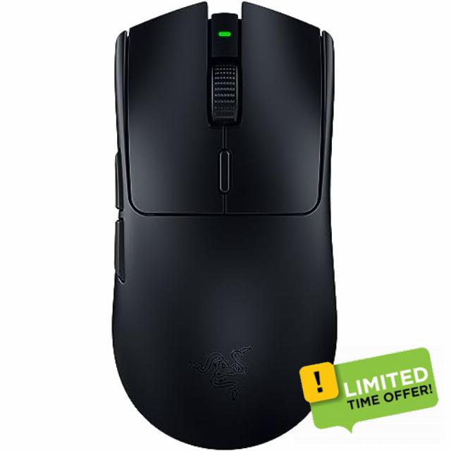 Razer Viper V3 HyperSpeed Wireless Esports Gaming Mouse: 82g Lightweight Design - 30K DPI Optical Sensor - Up to 280 Hr Battery Life - HyperSpeed Wireless - Mechanical Switches Gen-2 - Classic Black