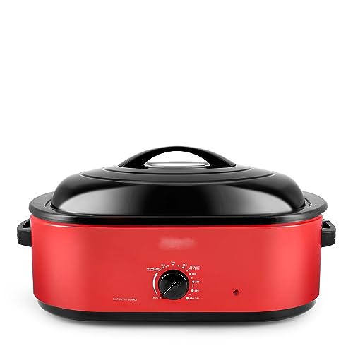 18Qt.Versatile Electric Roaster for Effortless Cooking
