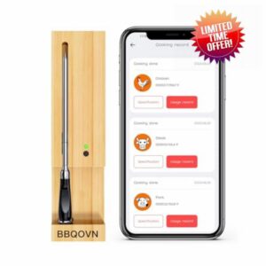 700FT Wireless Smart Meat Thermometer with Bluetooth for BBQ