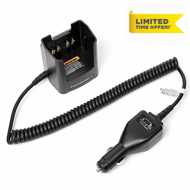 Fumei RLN4884 Car Travel Charger Base for Motorola Radio XTS3000 XTS5000 HT1000 MTX9000 PR1500