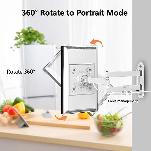 Show 15 Wall Mounting Bracket for Alexa Accessories and 10”-27” Monitor TVs