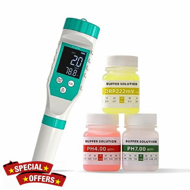 Chlorine Meter & Pool Salt Tester