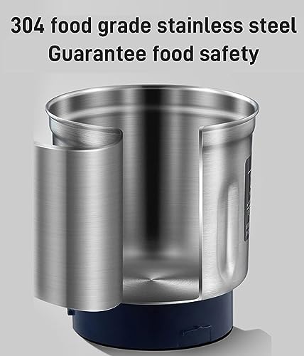 Stainless Steel Multifunctional Grinding Machine for Grains Condiments Coffee. (White)