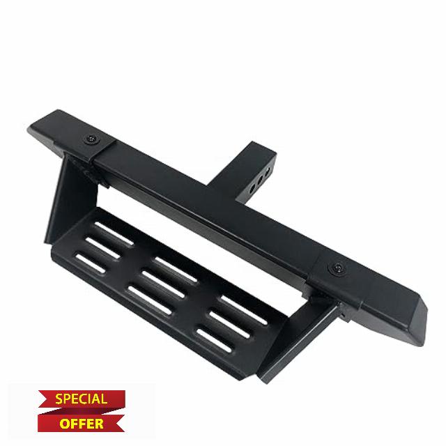 Skyski Universal Rear Hitch Step for 4x4 Off-Road Pickup Truck Jeep Wrangle JK JL JT Gladiator Toyota Tacoma 4Runner Tundra Bronco F150 RAM 1500 2500 3500 Chevy Silverado GMC Sierra 1500 2500 3500