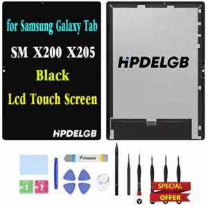 HPDELGB for Samsung Galaxy Tab A8 10.5 2021 SM-X200 SM-X205 LCD Display Touch Screen Digitizer Assembly (Black)