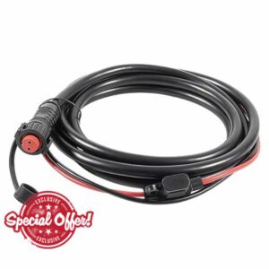 Bzcovac Replacement for Garmin 010-10922-00 2Pin Power Cable for GPSMAP 4XXX & 5XXX Series
